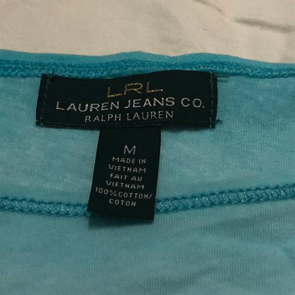 Lauren Ralph Lauren Jeans 100% Cotton Shirt Size M - Picture 3 of 4